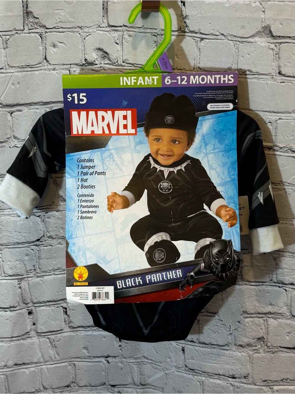Marvel Black Panther Baby Halloween Outfit
